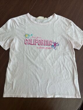 Roller Rabbit Light Pink California  Graphic Tee